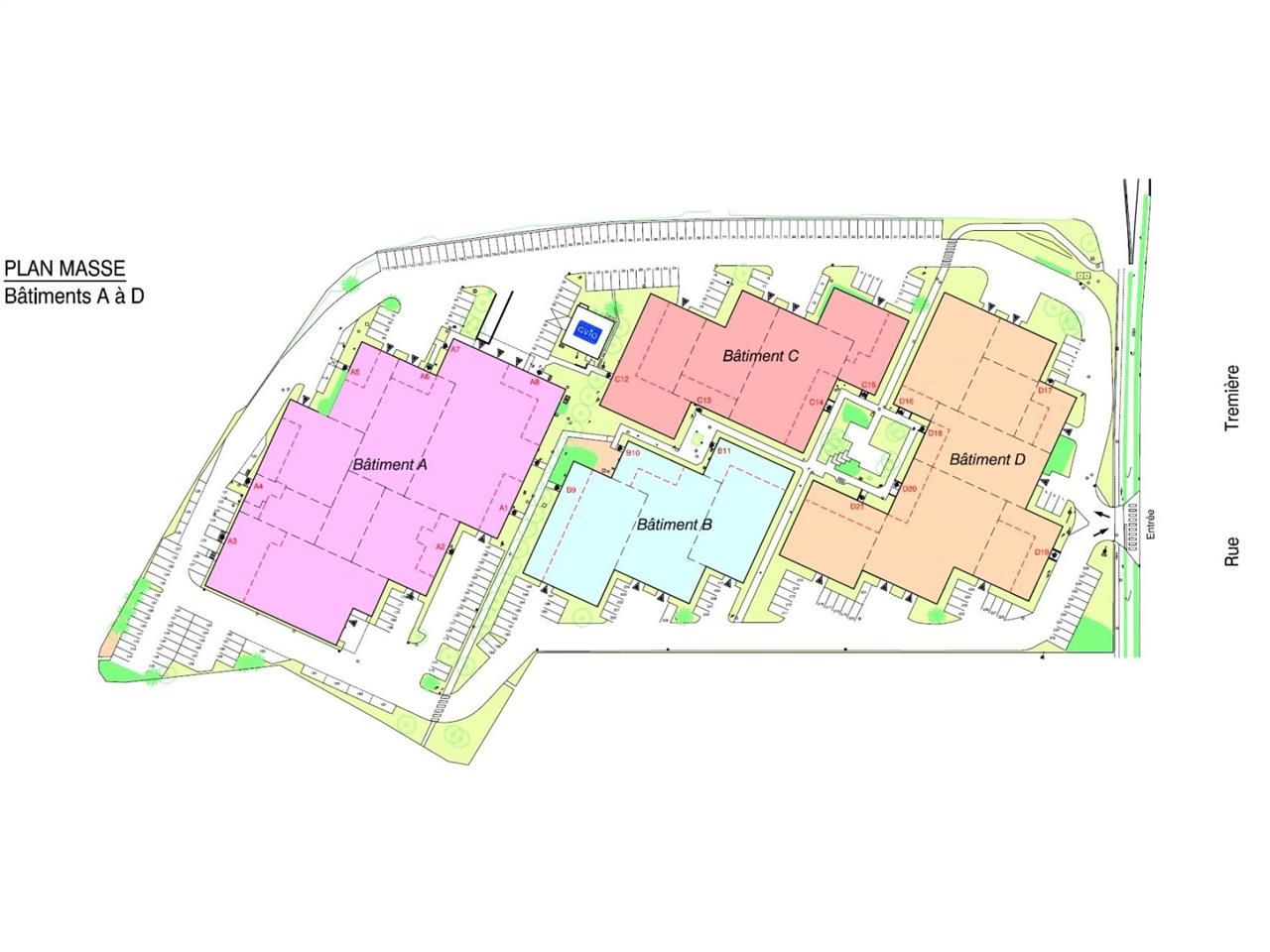 Location entrepots 4464 m² divisibles à partir de 576 m²