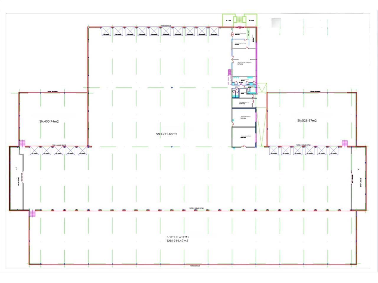 Location entrepots 5800 m² non divisibles