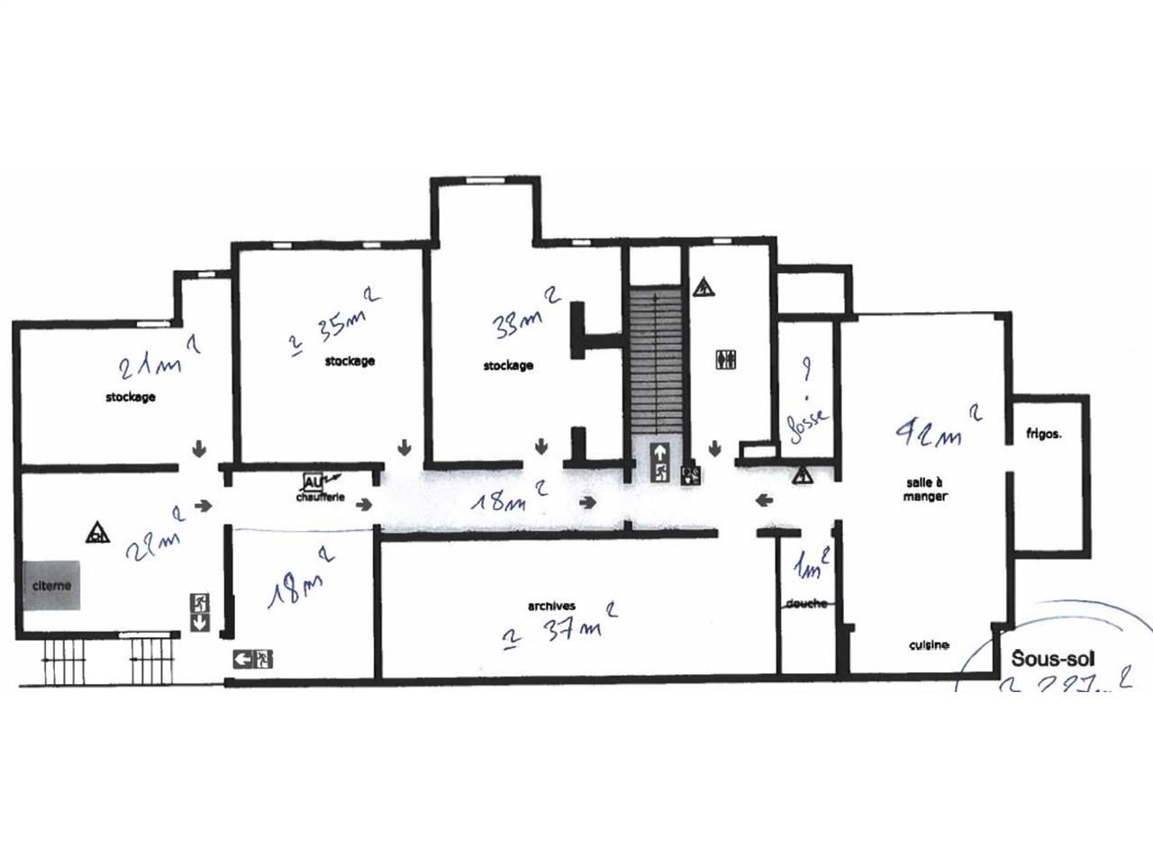 Location bureaux 720 m² non divisibles