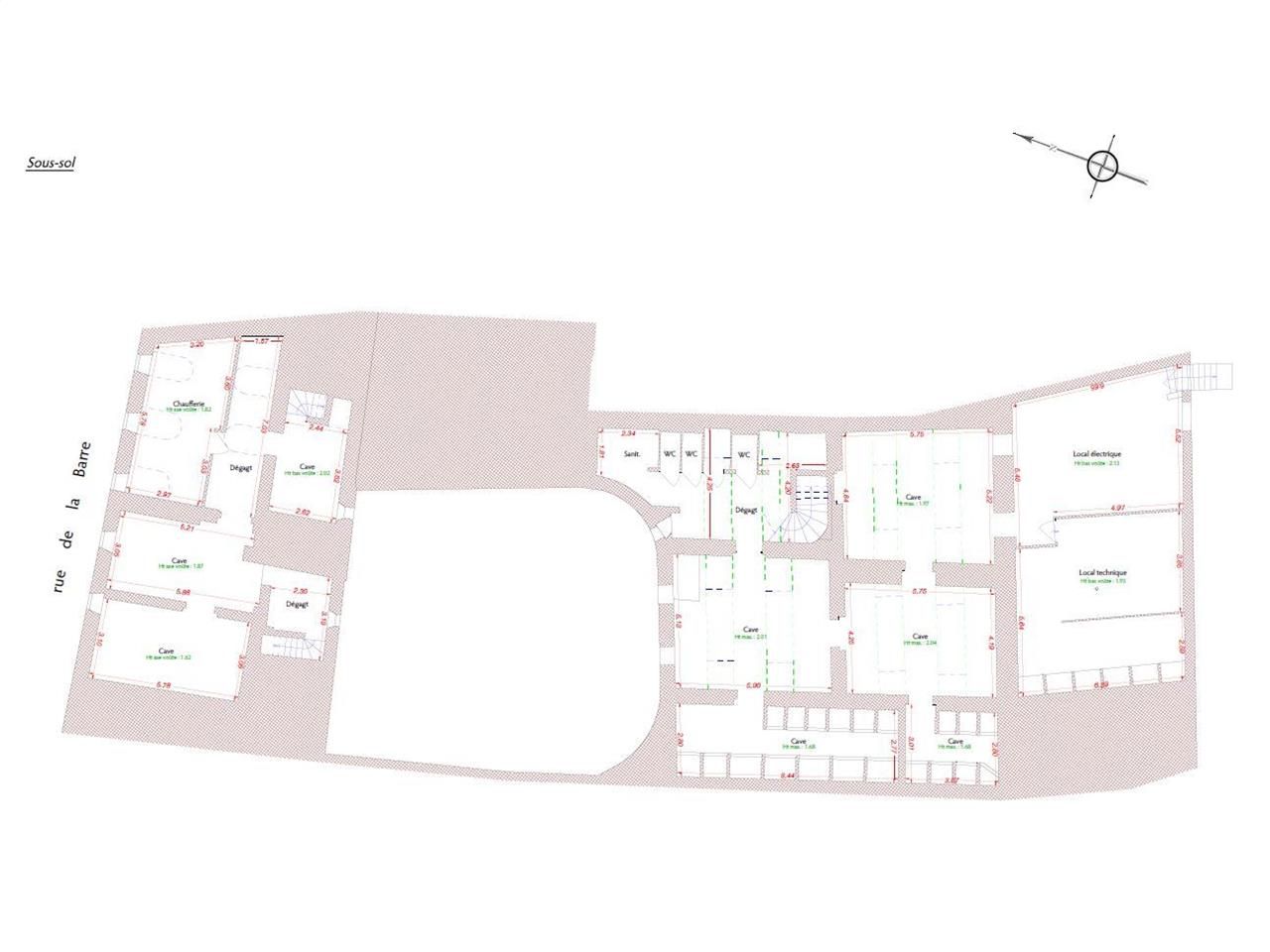 Location bureaux 1169 m² non divisibles