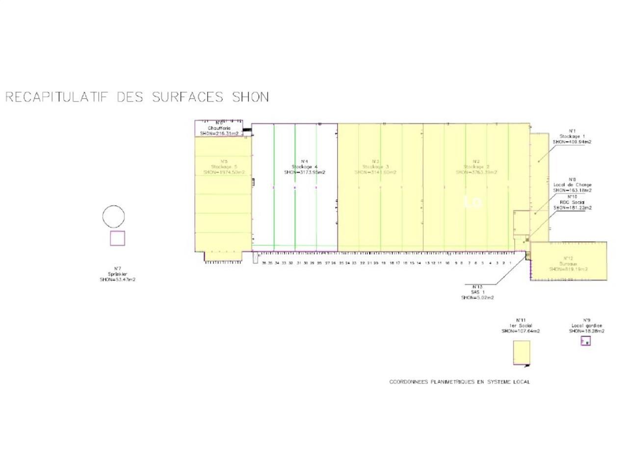 Location entrepots 10272 m² divisibles à partir de 1974 m²