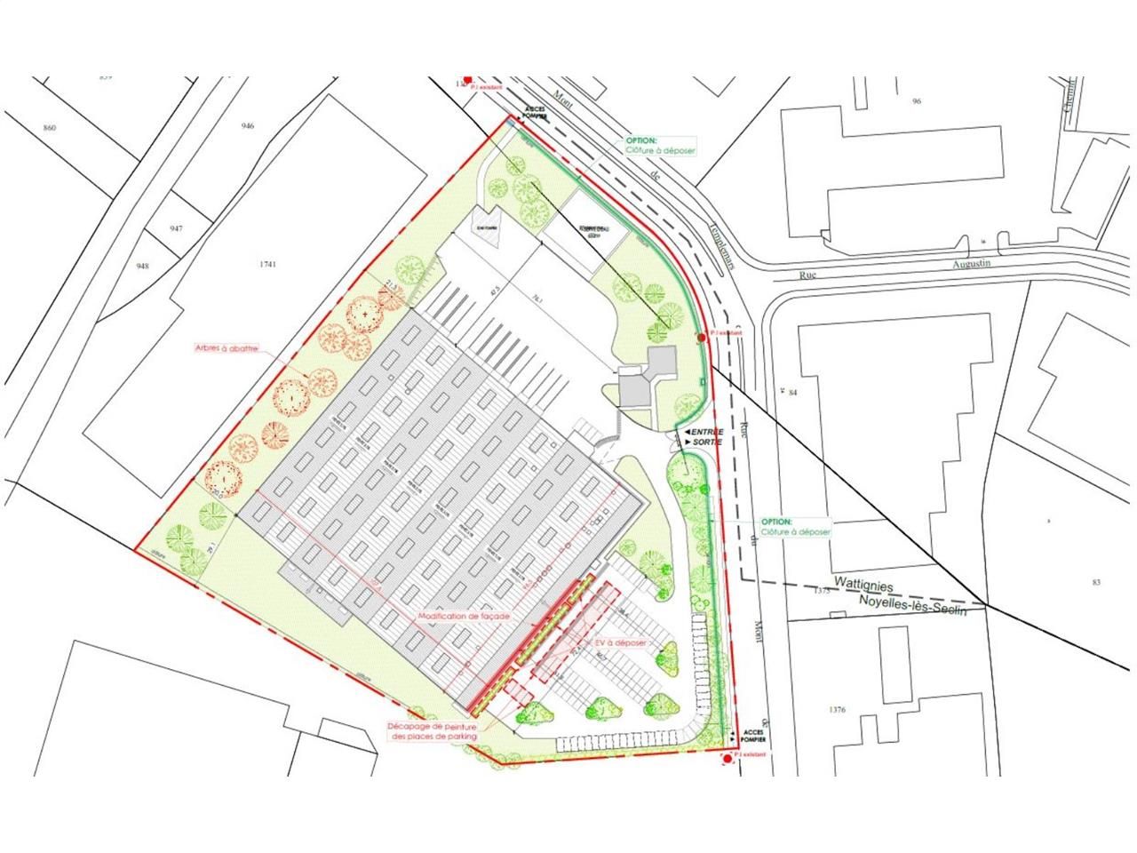 Location entrepots 13304 m² non divisibles