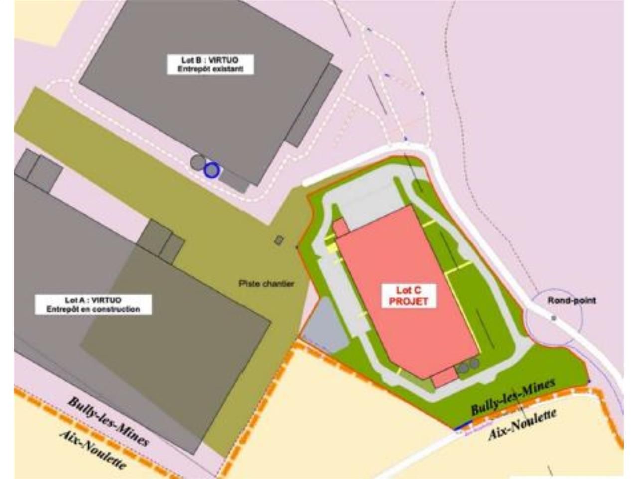 Vente entrepots 8146 m² non divisibles