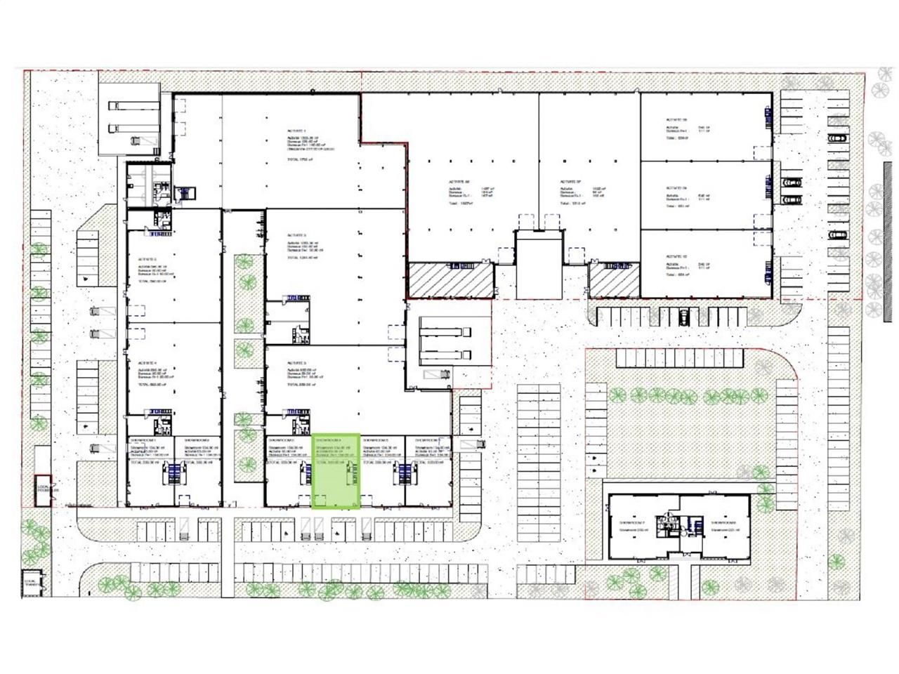 Location entrepots 333 m² non divisibles