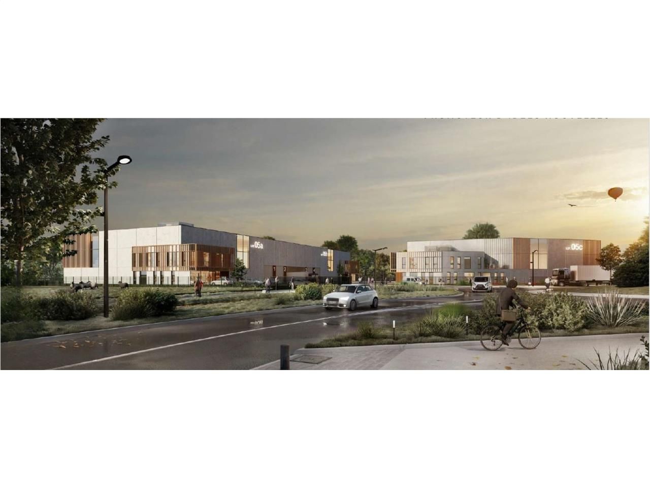 Niché dans un environnement industriel en plein e