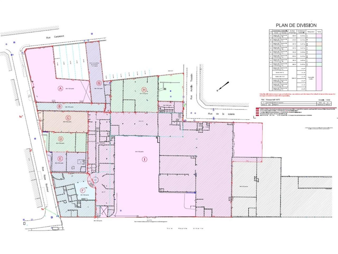 Vente entrepots 7443 m² divisibles à partir de 201 m²