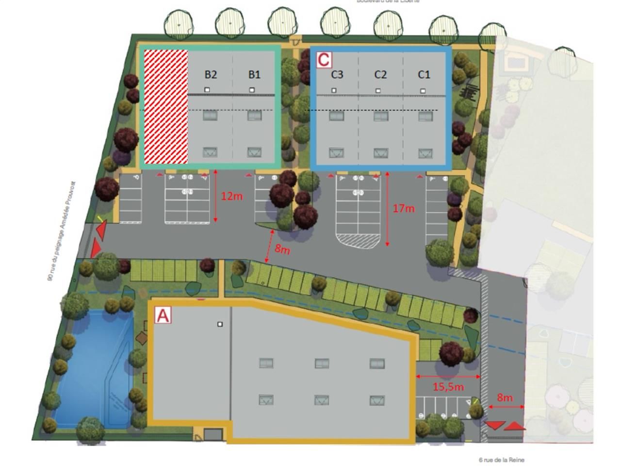 Vente entrepots 3785 m² divisibles à partir de 353 m²