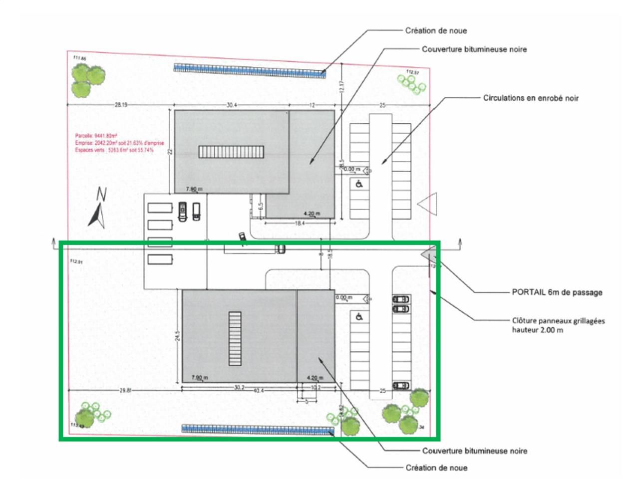 Location entrepots 960 m² non divisibles