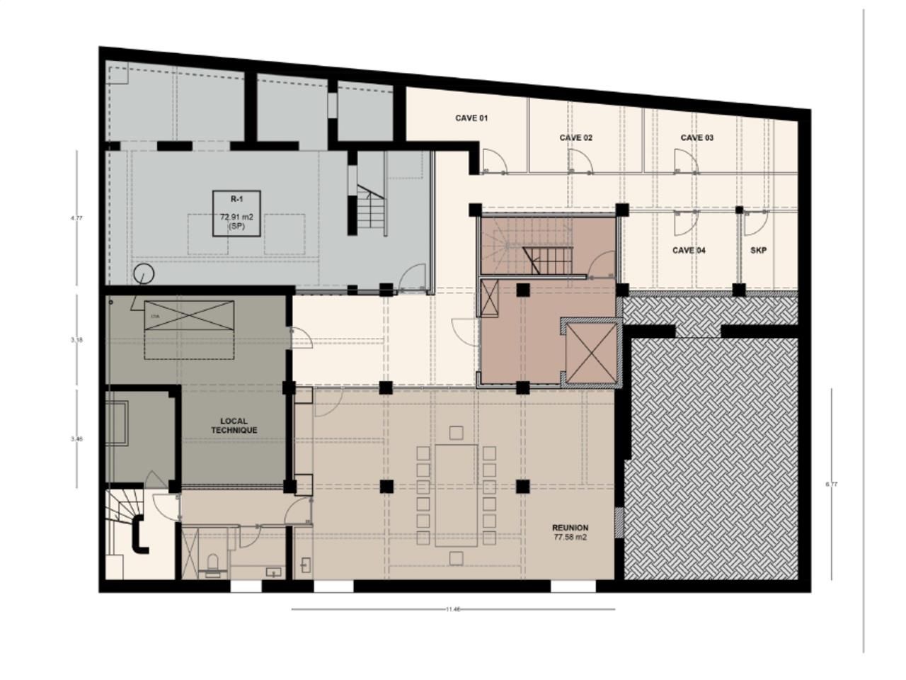 Location bureaux 1328 m² divisibles à partir de 242 m²