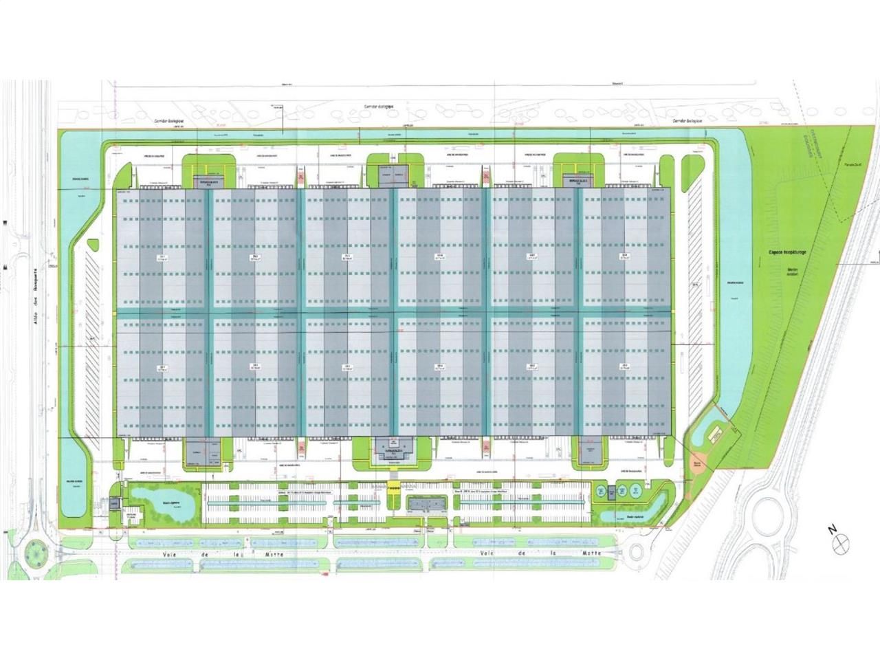 Location entrepots 79920 m² divisibles à partir de 36000 m²