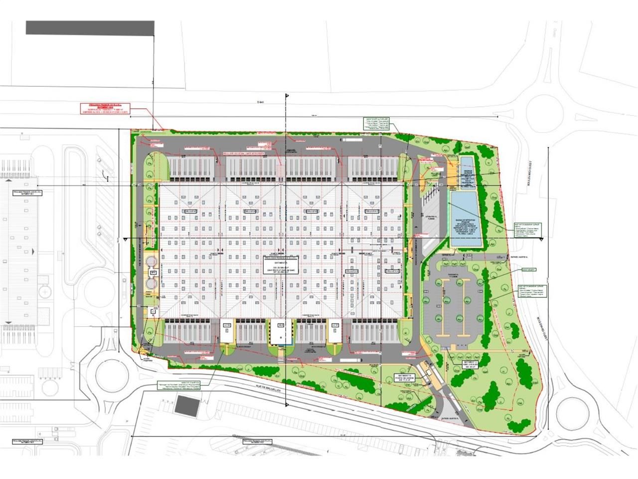 Location entrepots 26126 m² divisibles à partir de 13000 m²