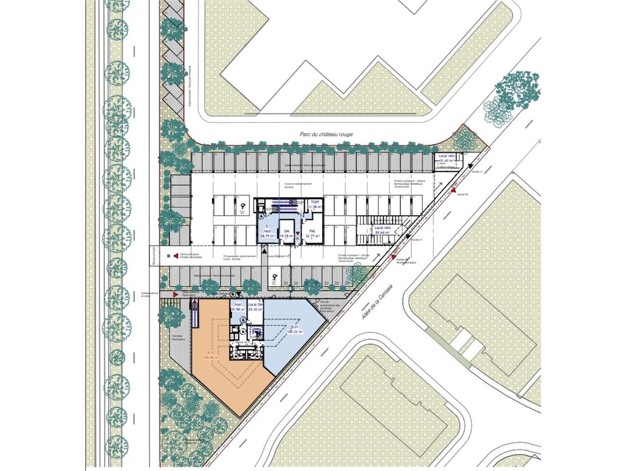 Vente bureaux 4300 m² divisibles à partir de 100 m²