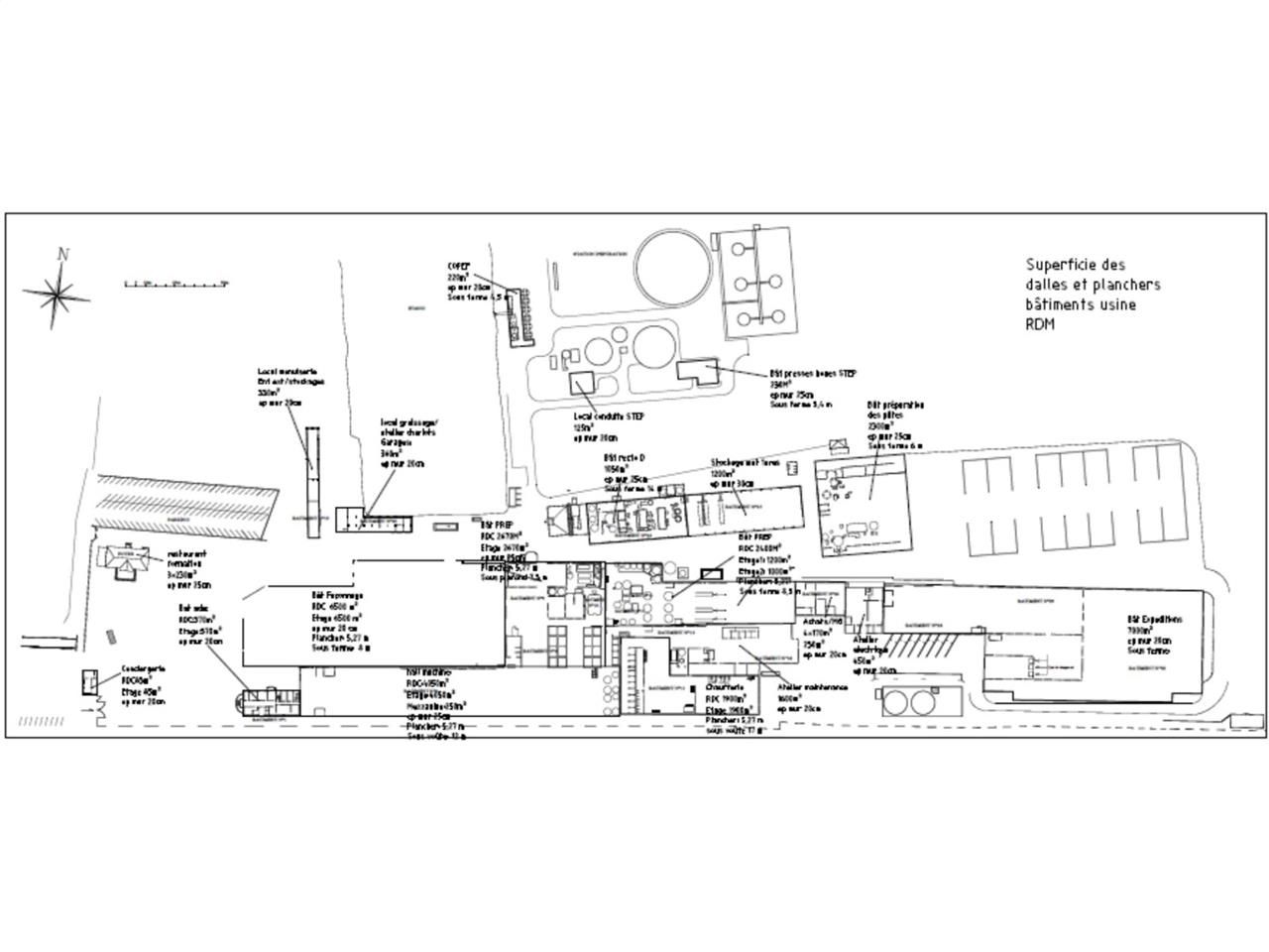 Vente entrepots 50290 m² non divisibles
