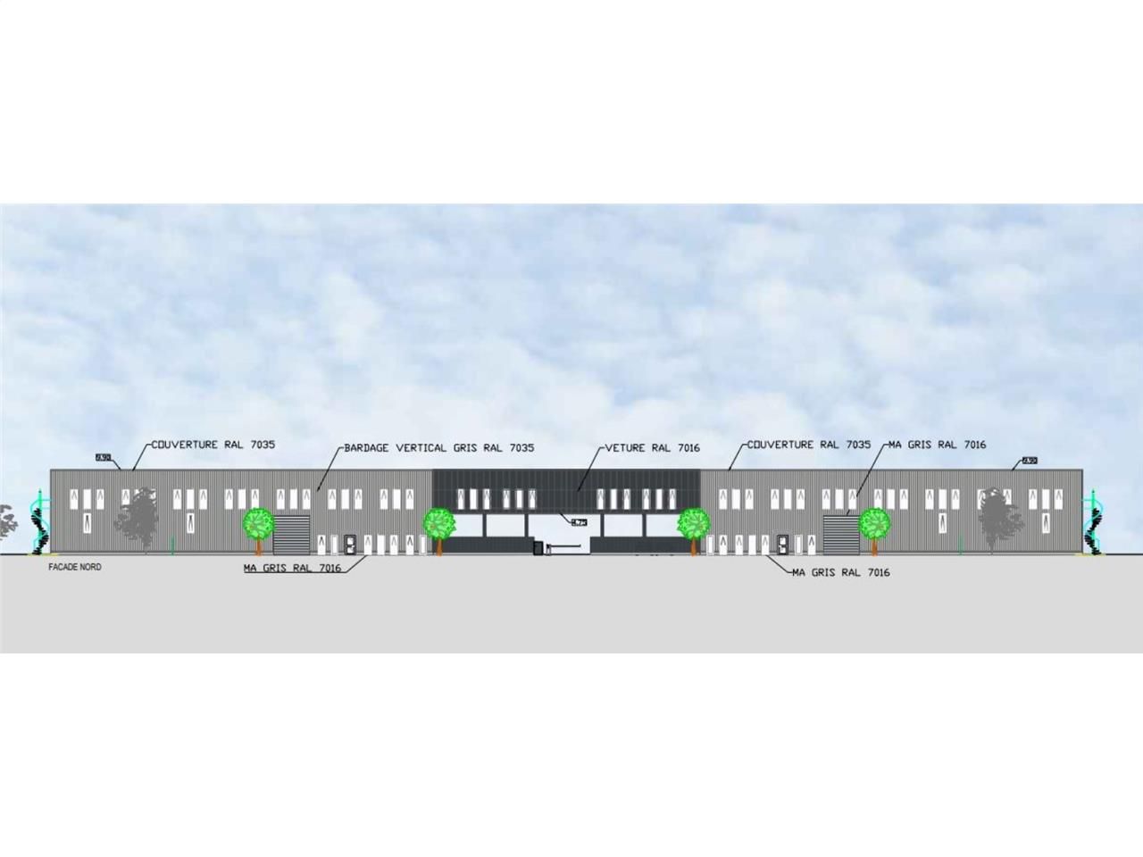 Location entrepots 2834 m² divisibles à partir de 595 m²