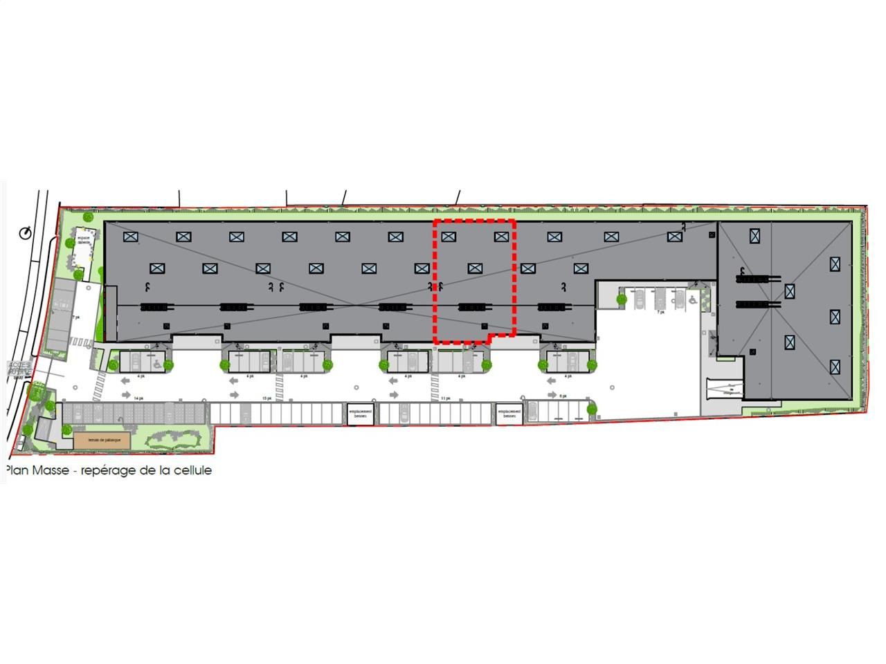Location entrepots 554 m² non divisibles
