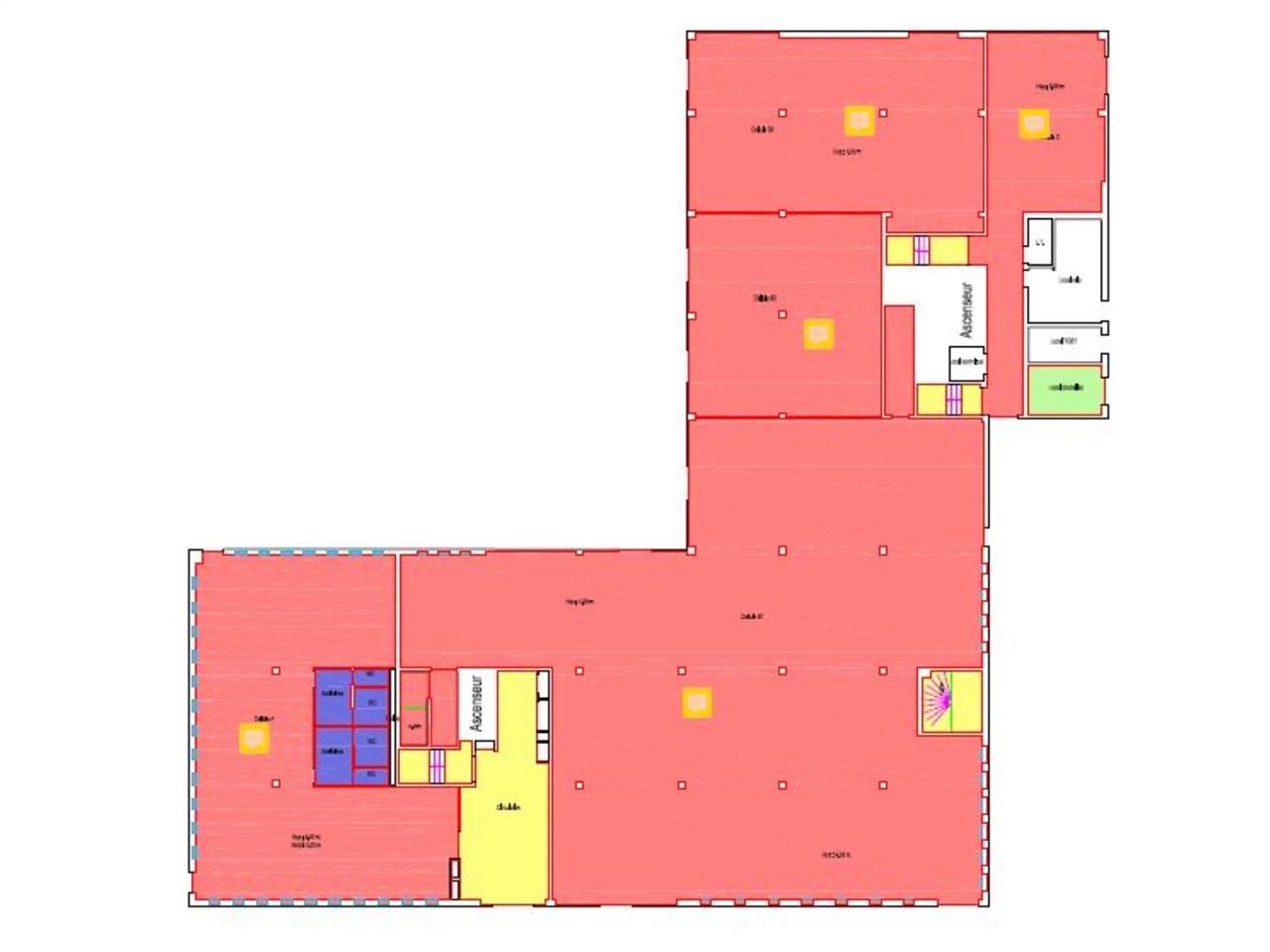 Location bureaux 3629 m² divisibles à partir de 227 m²