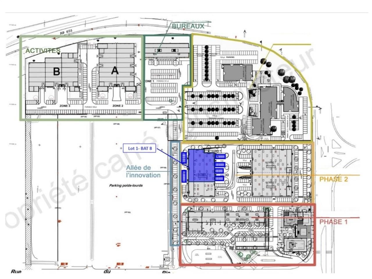 Location entrepots 1406 m² non divisibles