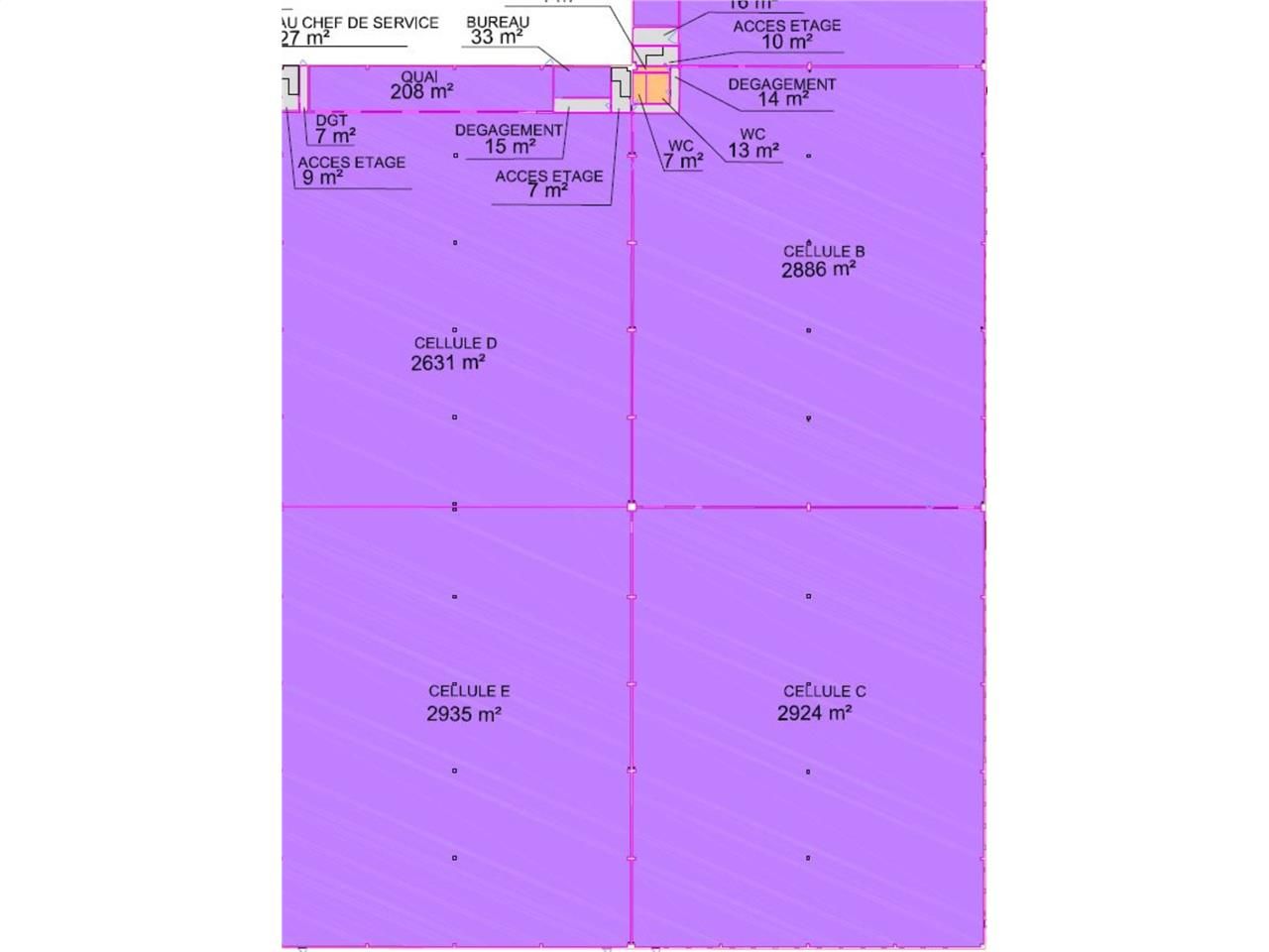Location entrepots 32506 m² divisibles à partir de 3092 m²
