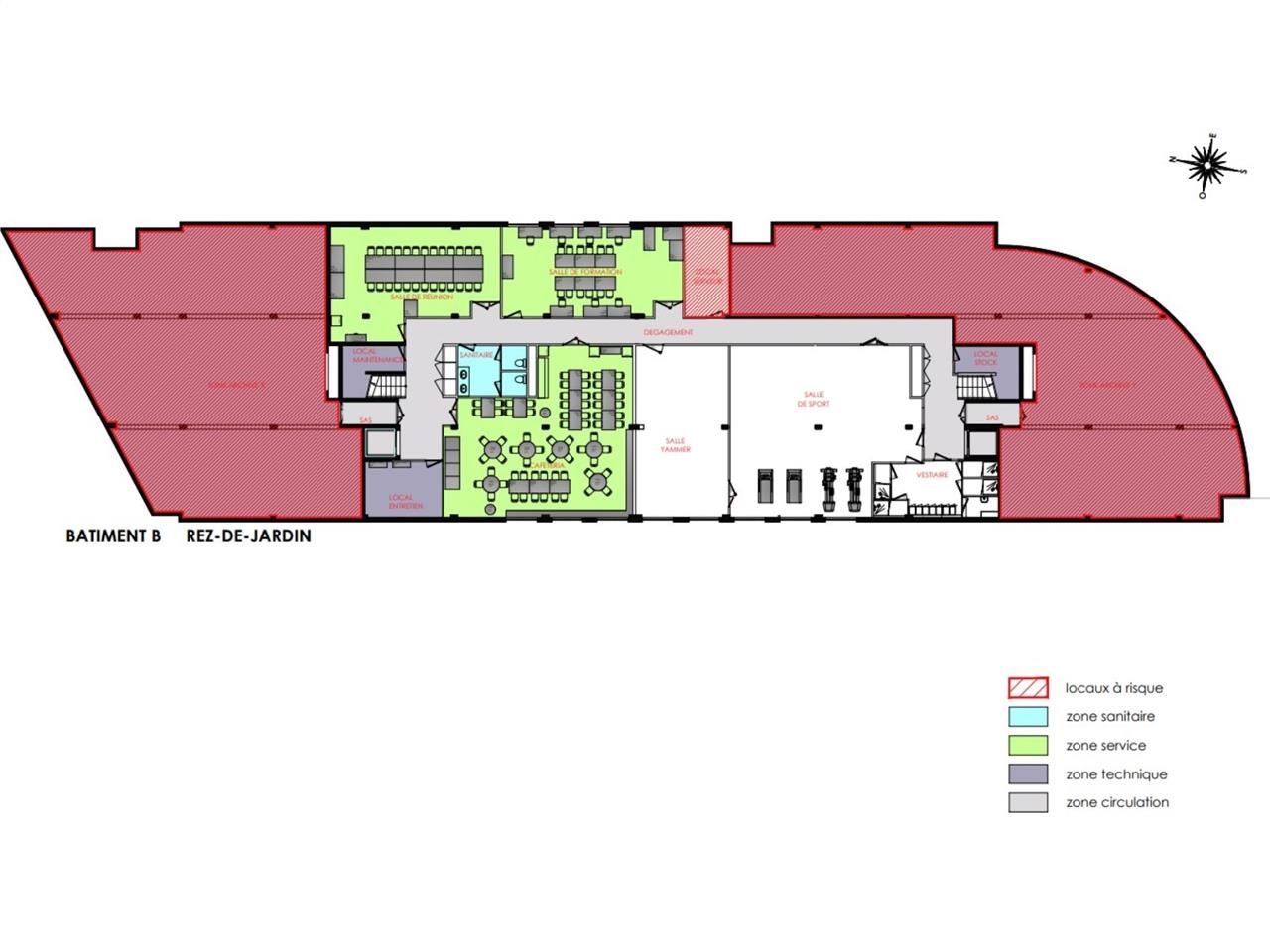 Location bureaux 4434 m² divisibles à partir de 1098 m²