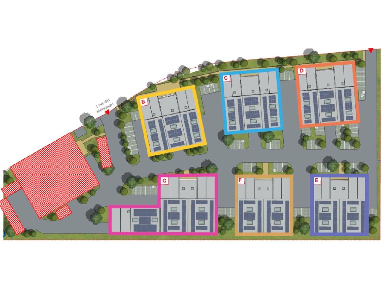 Vente entrepots 7238 m² divisibles à partir de 360 m²