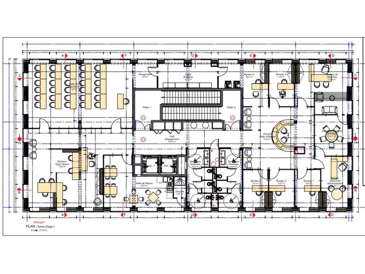 Vente bureaux 488 m² non divisibles