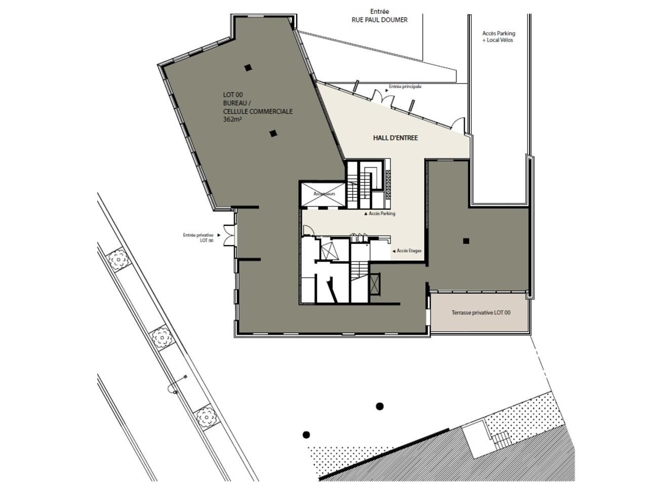 Location bureaux 3551 m² divisibles à partir de 147 m²