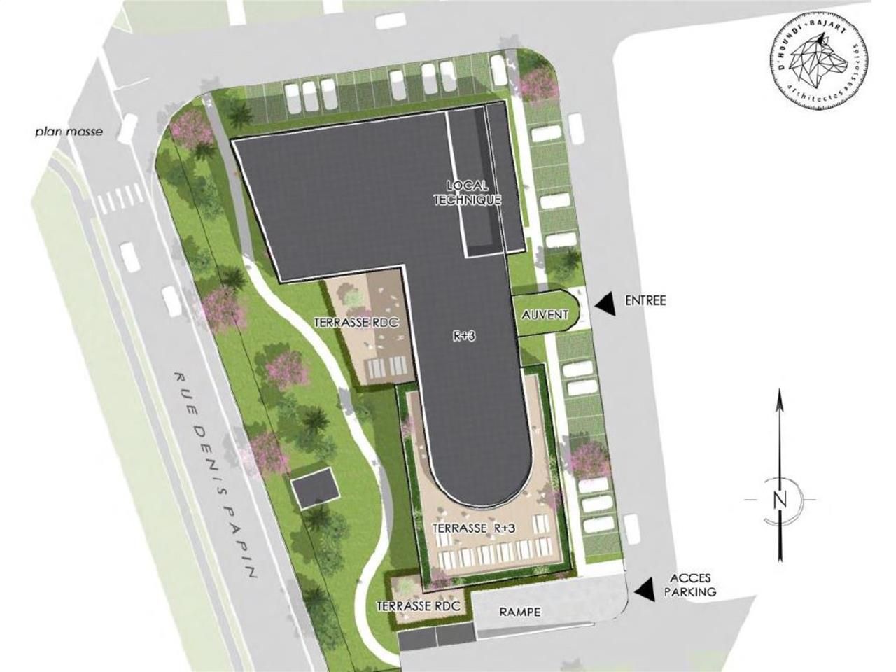 Location bureaux 605 m² non divisibles