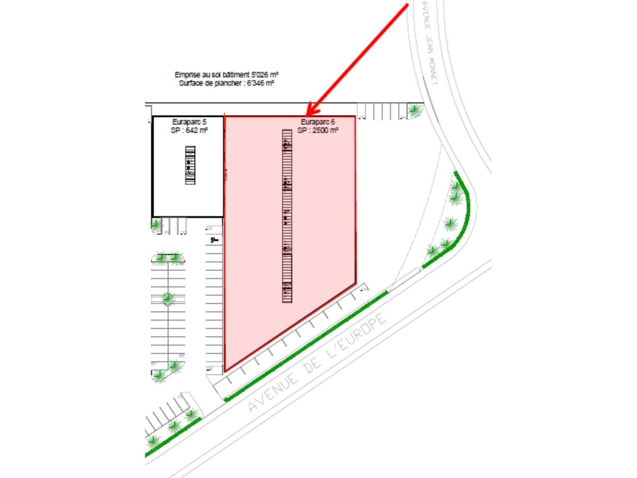 Location entrepots 2500 m² non divisibles