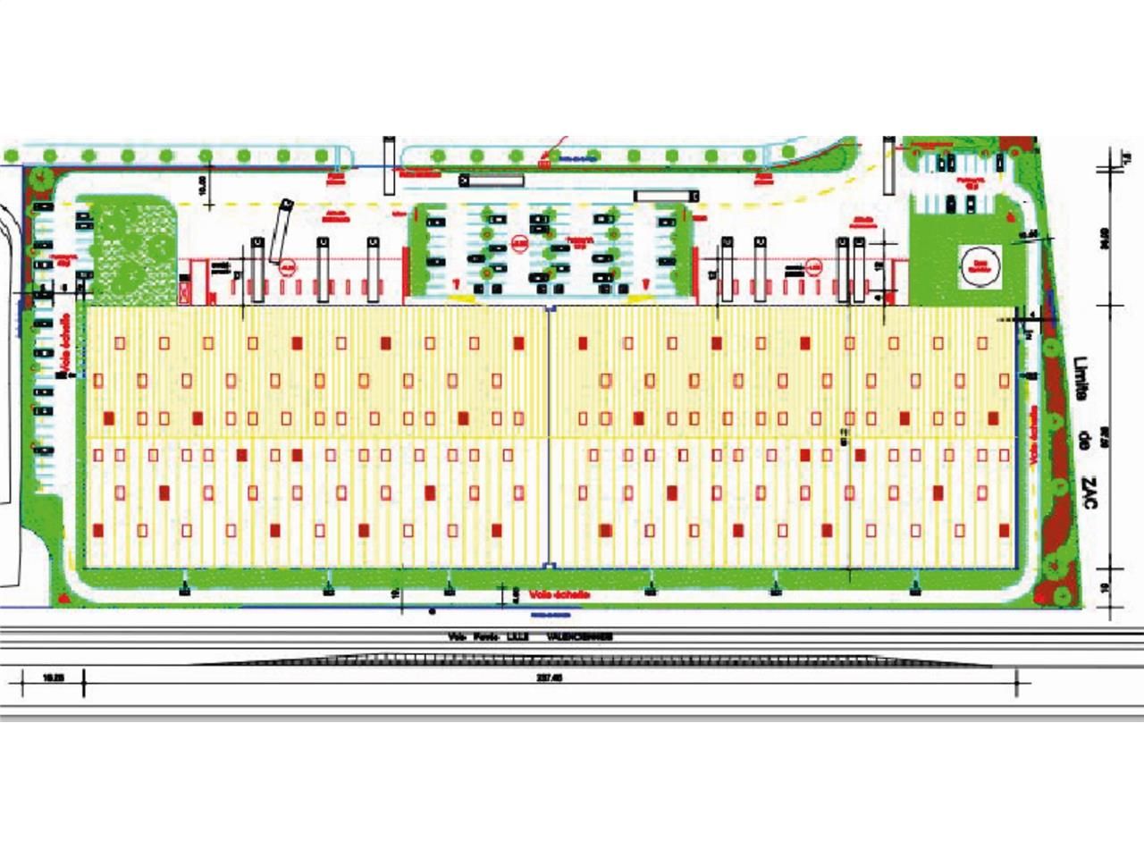 Location entrepots 16327 m² non divisibles