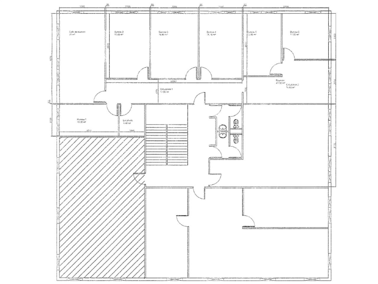 Location bureaux 333 m² non divisibles