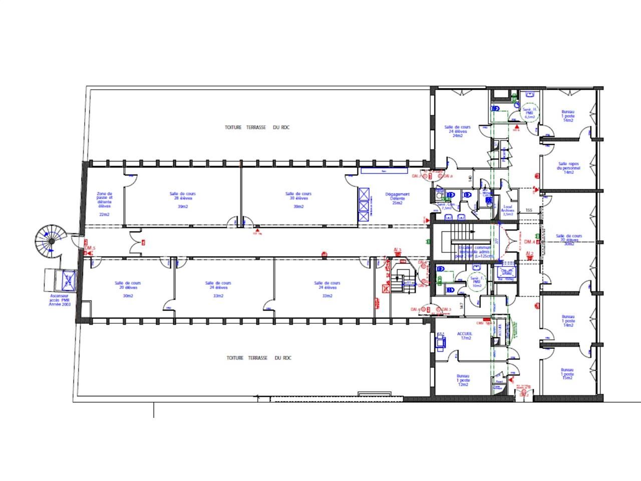 Vente bureaux 1100 m² divisibles à partir de 550 m²