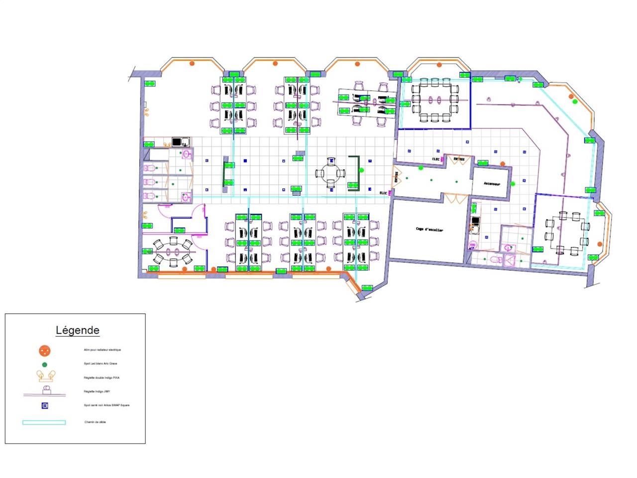 Location bureaux 600 m² divisibles à partir de 300 m²