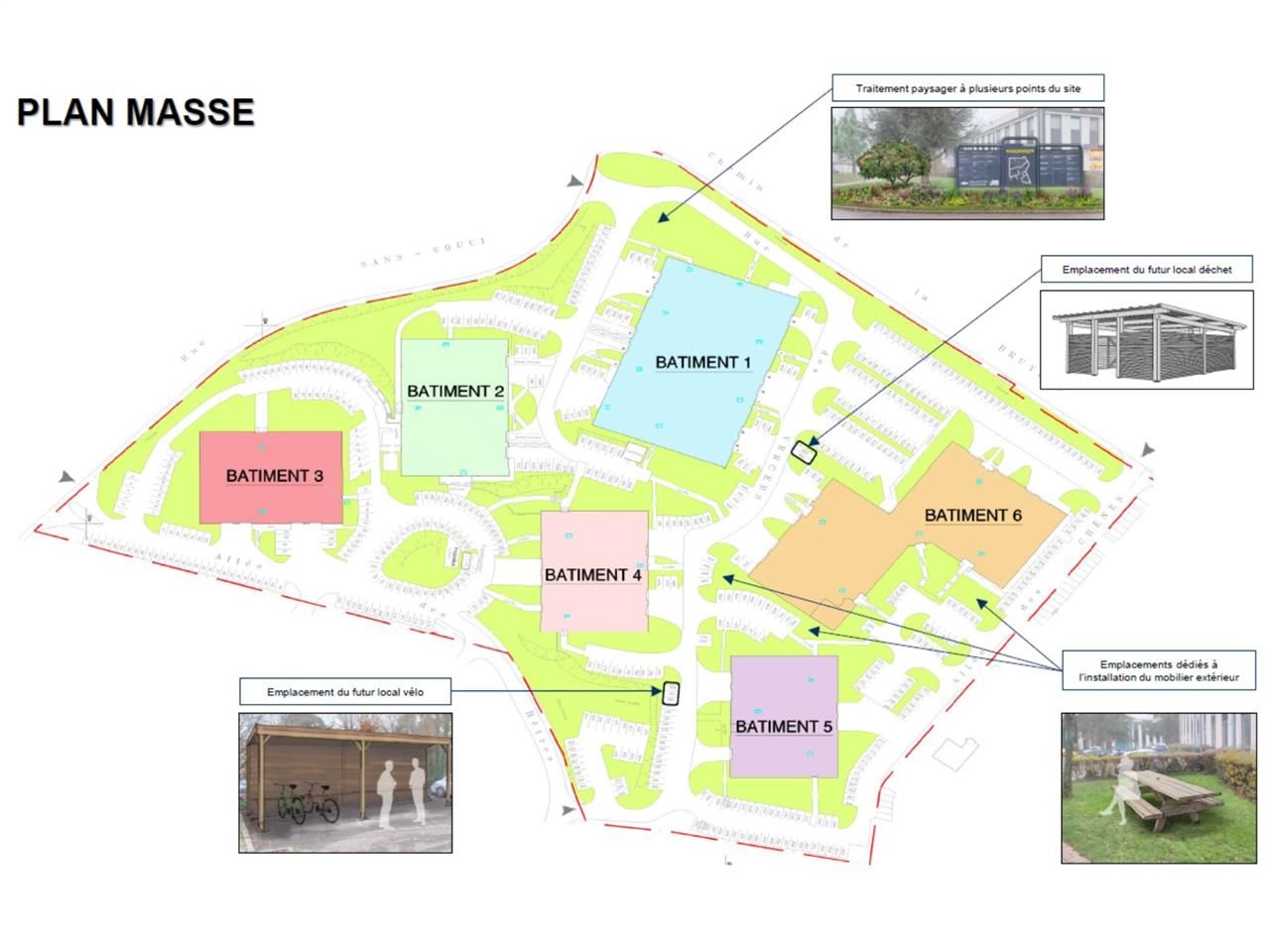 Location bureaux 2078 m² divisibles à partir de 154 m²
