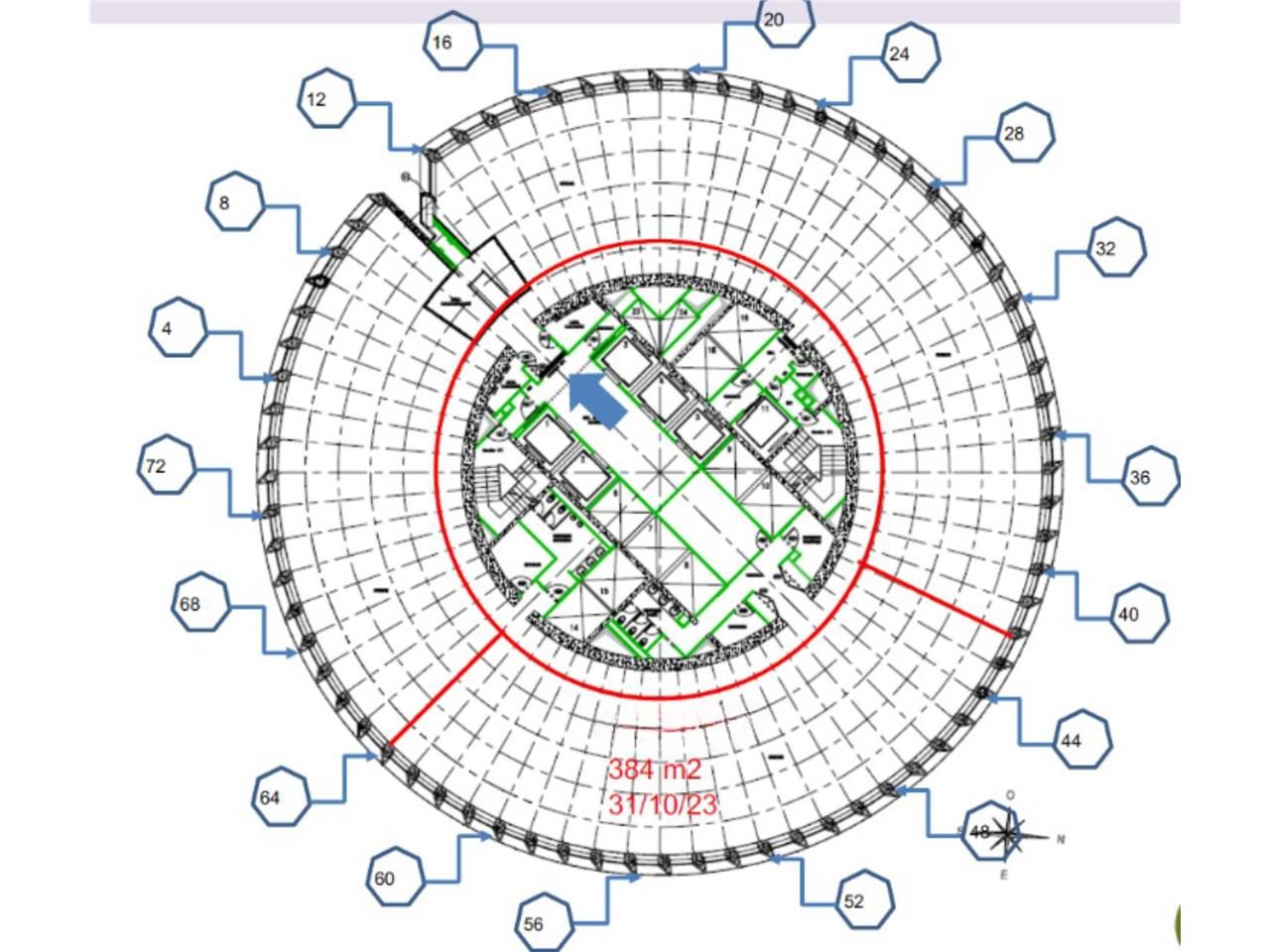 Location bureaux 1019 m² divisibles à partir de 162 m²