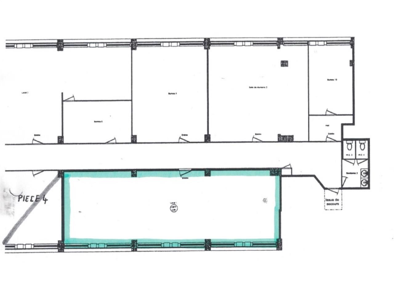 Location bureaux 1095 m² divisibles à partir de 103 m²