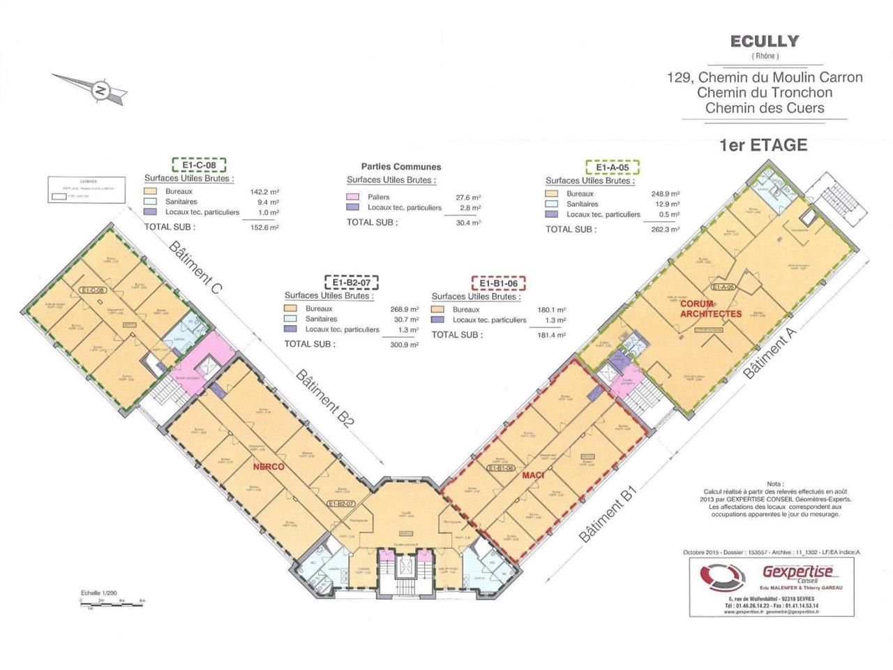 Location bureaux 475 m² divisibles à partir de 175 m²