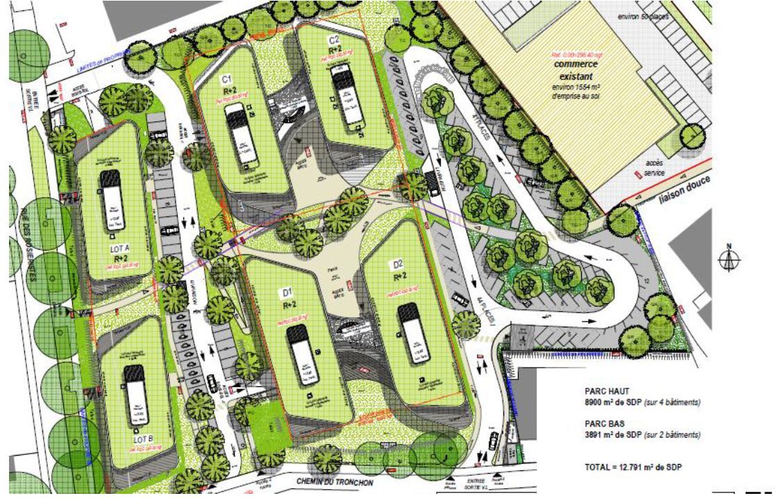 Location bureaux 2454 m² divisibles à partir de 244 m²