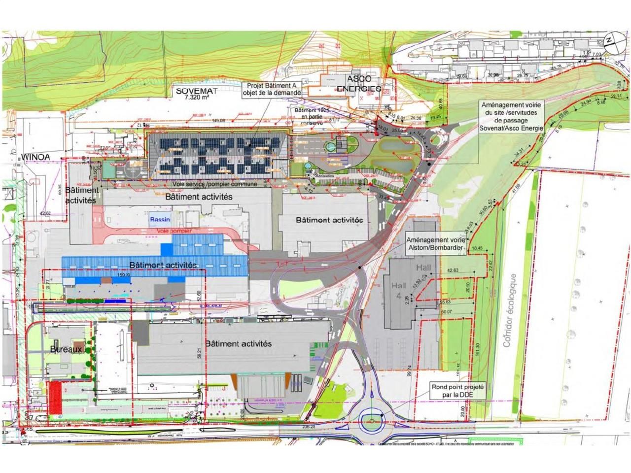 Vente entrepots 10098 m² divisibles à partir de 4000 m²