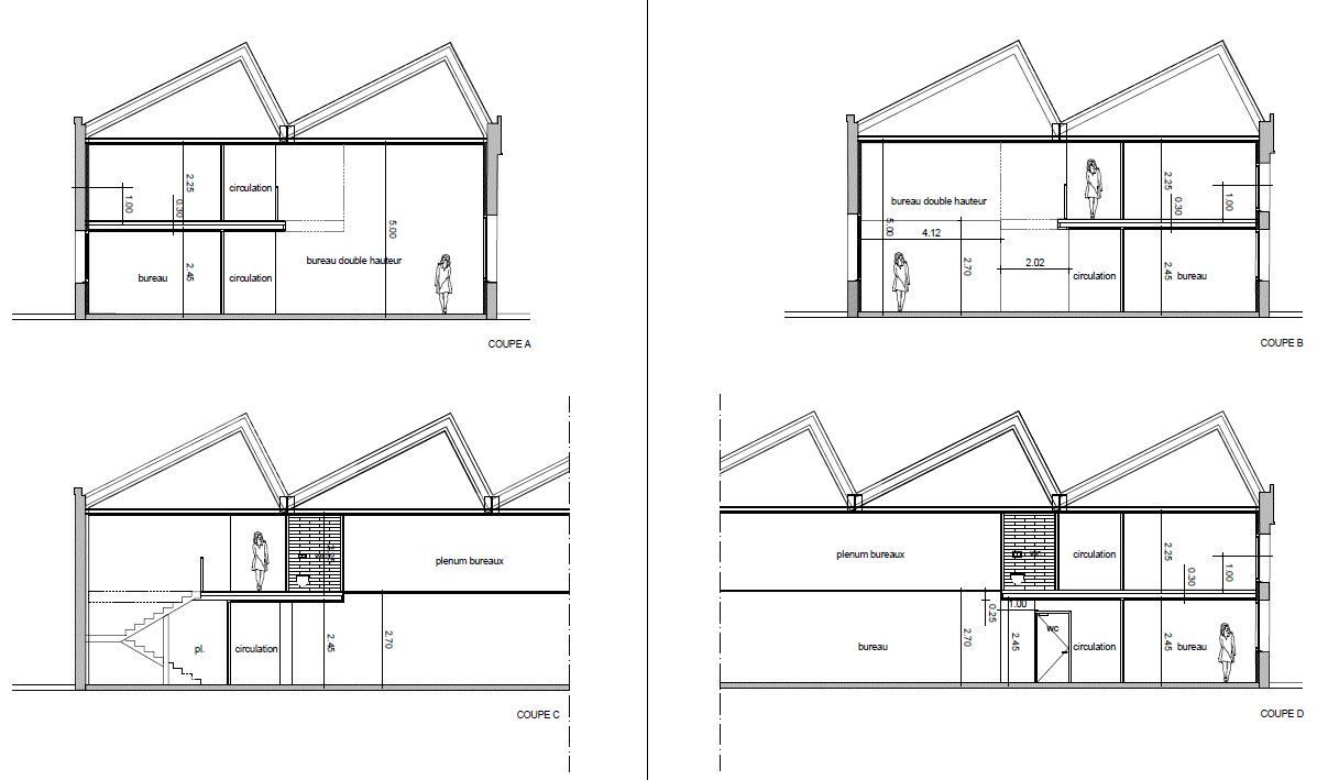 Location bureaux 1827 m² divisibles à partir de 509 m²