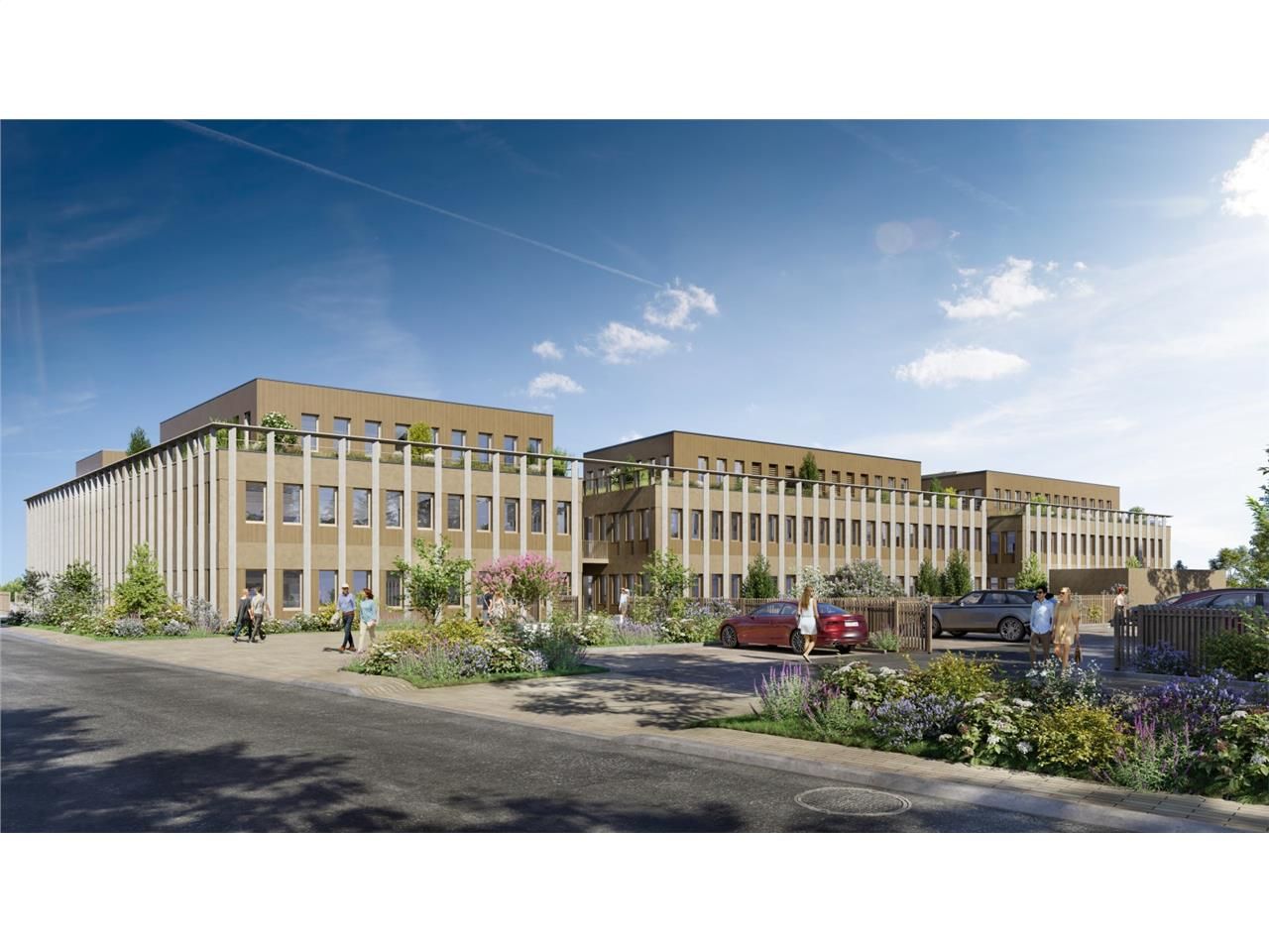 Bureaux neufs proposés à la location au coeur d'u