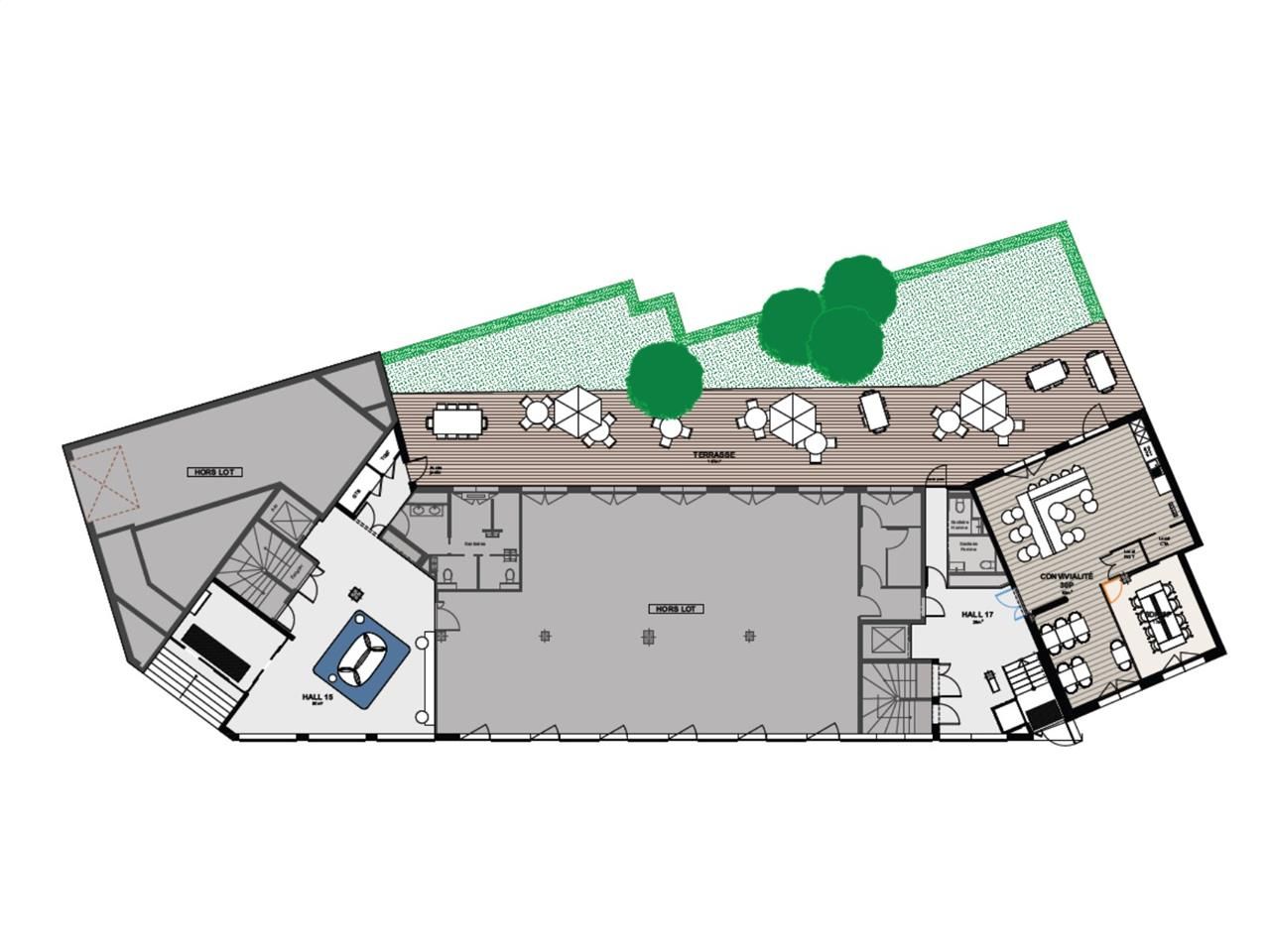 Location bureaux 1540 m² divisibles à partir de 474 m²