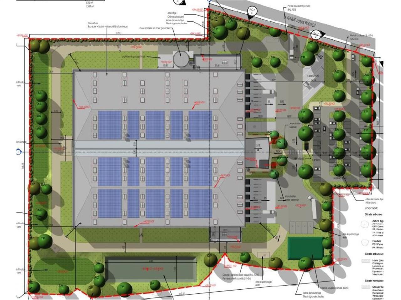 Location entrepots 12850 m² divisibles à partir de 150 m²