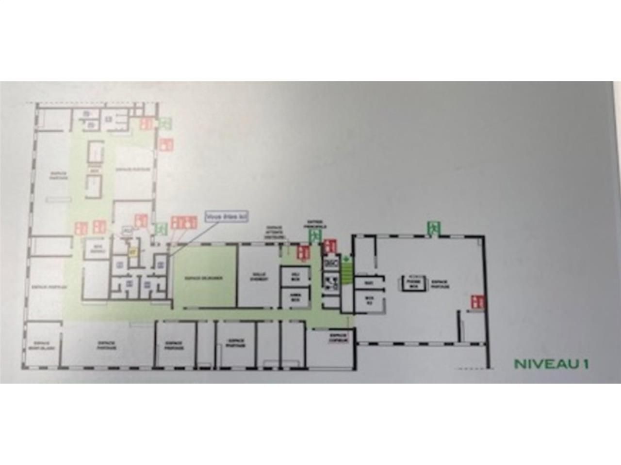 Location bureaux 993 m² non divisibles