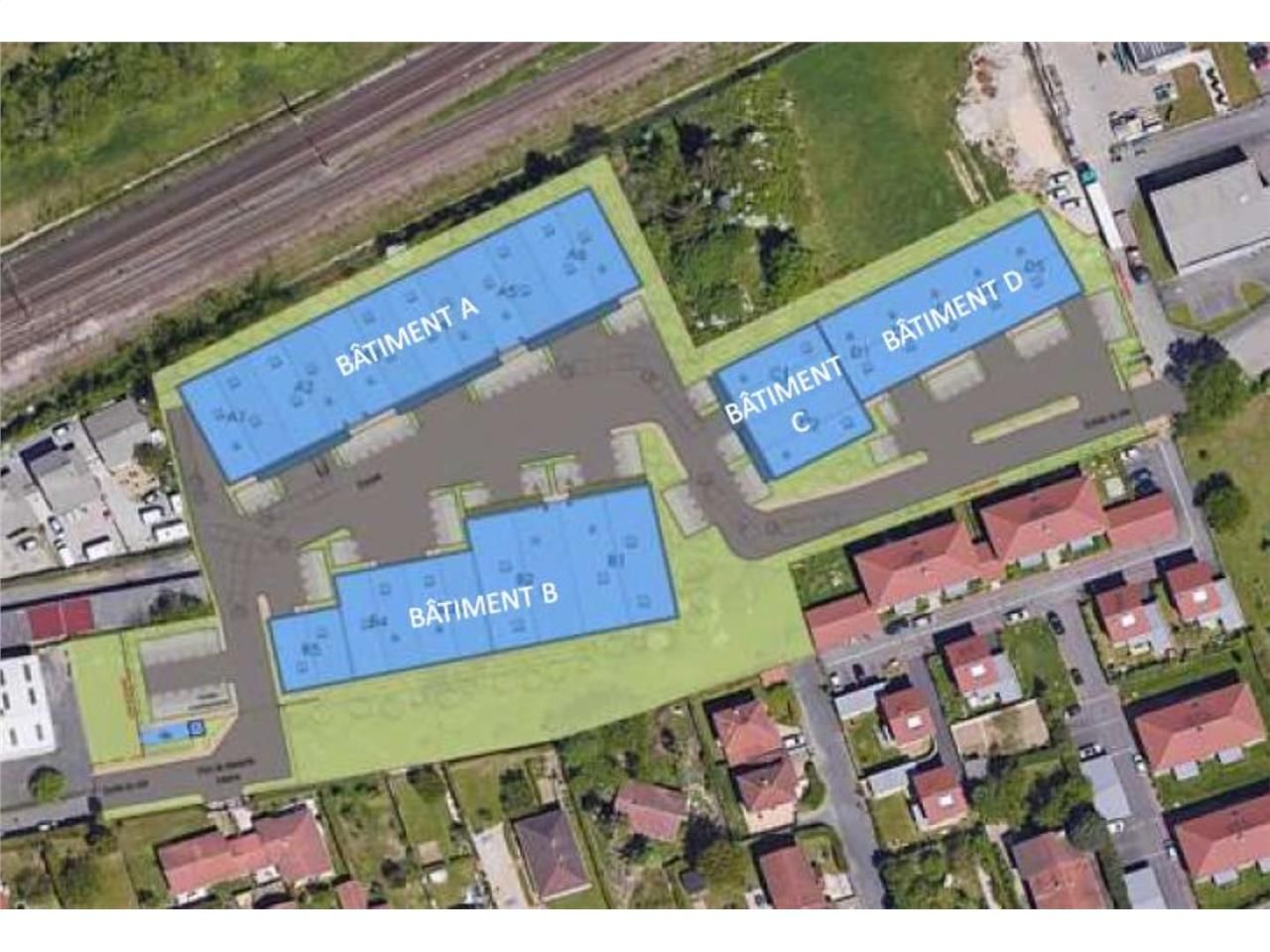 Vente entrepots 2056 m² divisibles à partir de 199 m²