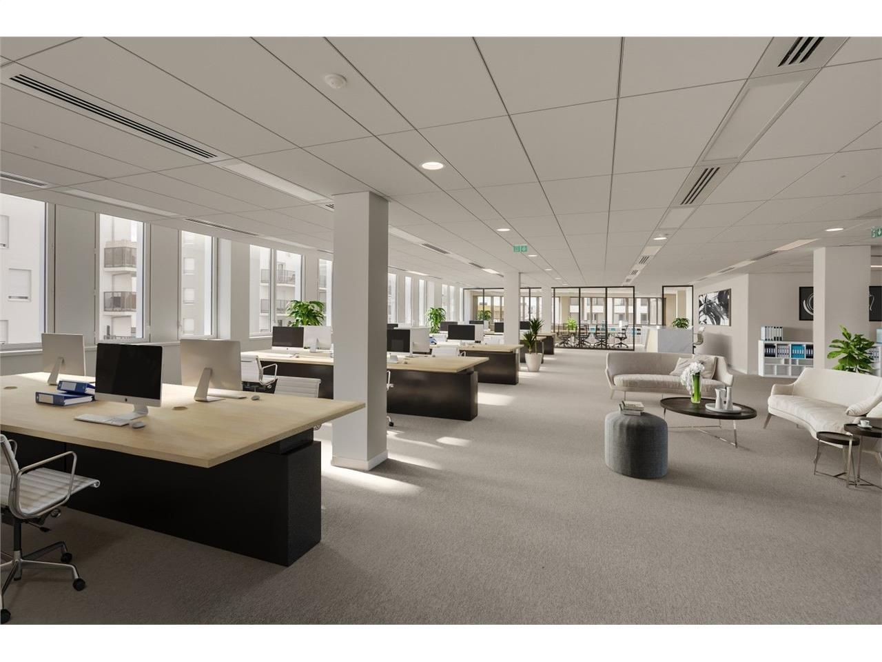 Au coeur du quartier tertiaire de Carré de Soie, 