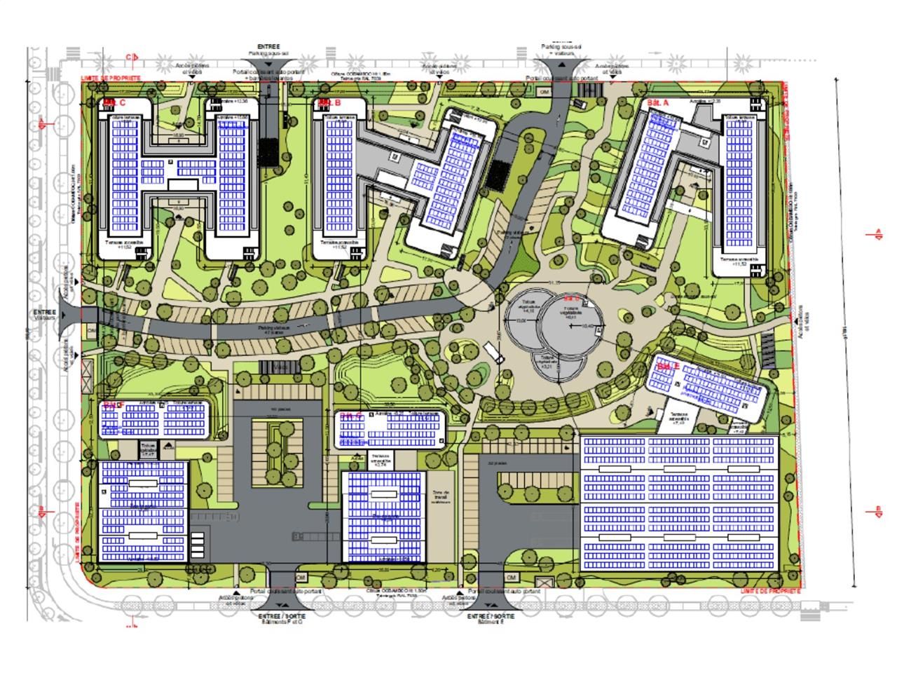 Location bureaux 4193 m² divisibles à partir de 263 m²