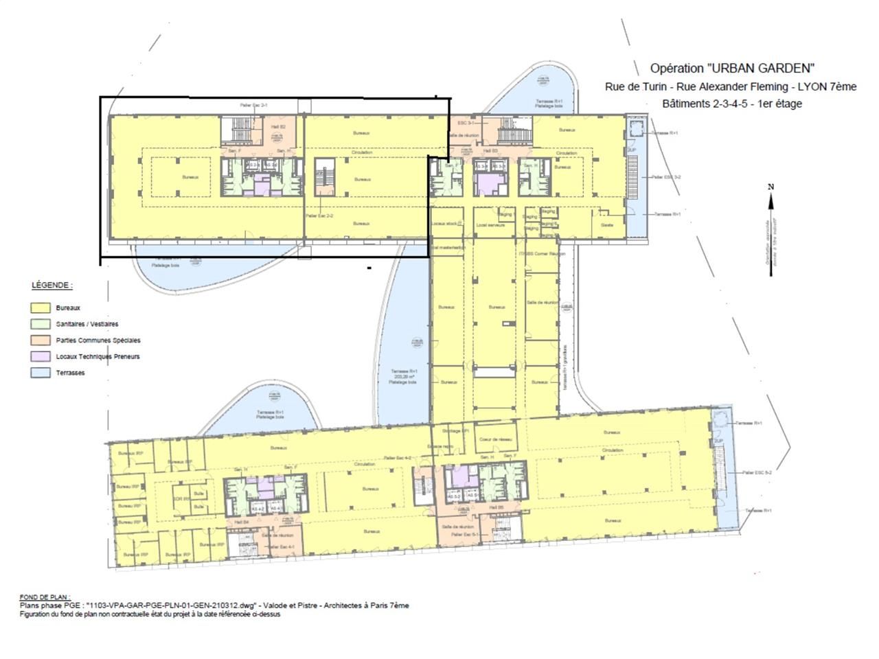 Location bureaux 2067 m² divisibles à partir de 512 m²