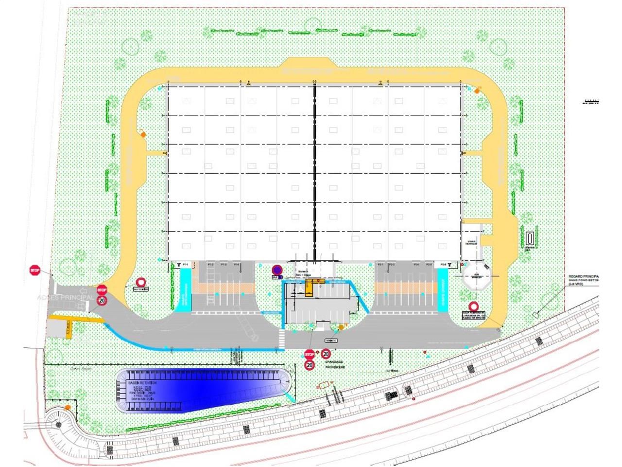 Vente entrepots 8044 m² non divisibles