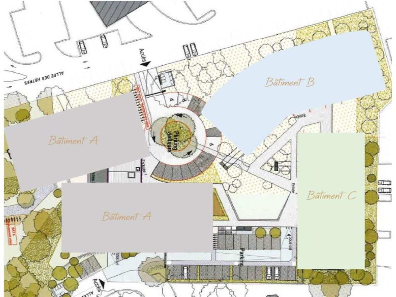 Location bureaux 4260 m² divisibles à partir de 186 m²