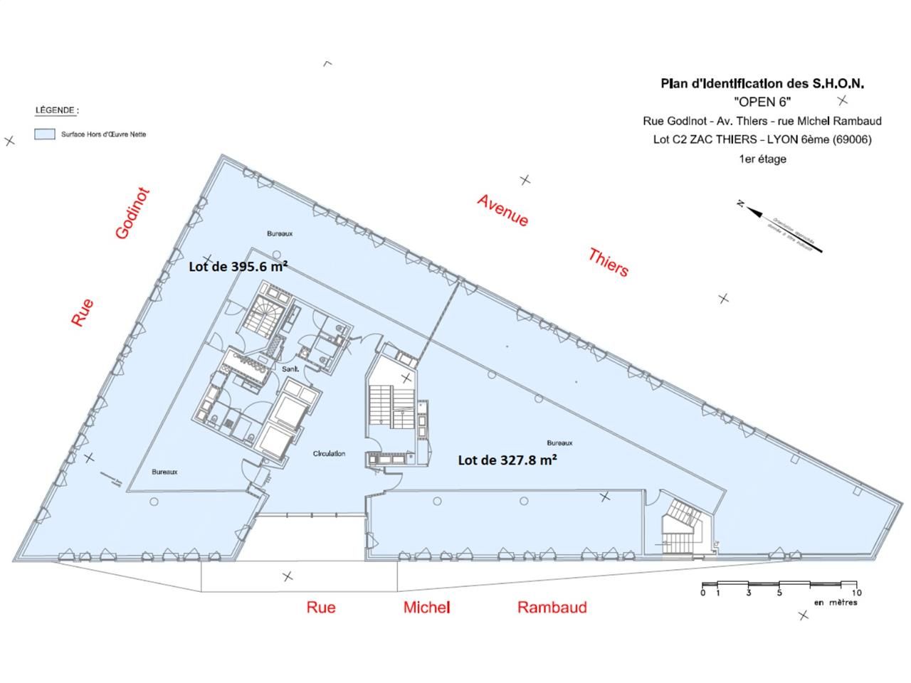 Location bureaux 1772 m² divisibles à partir de 168 m²